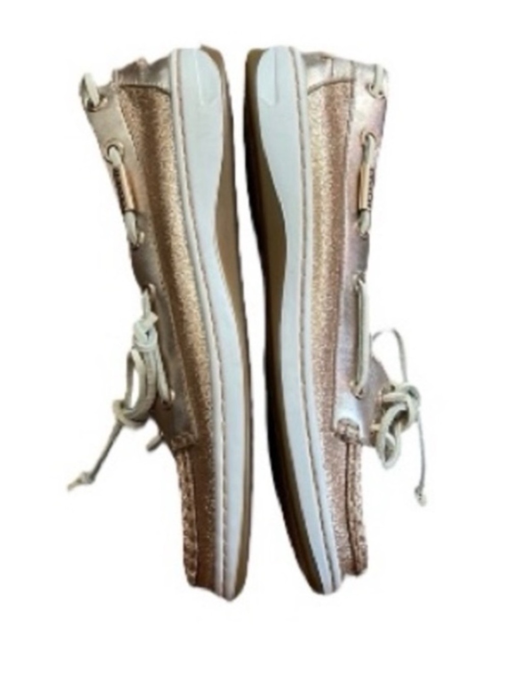 COACH Richelle Loafer Boat
Glitter Gold Sz 7B W - Picture 12 of 14